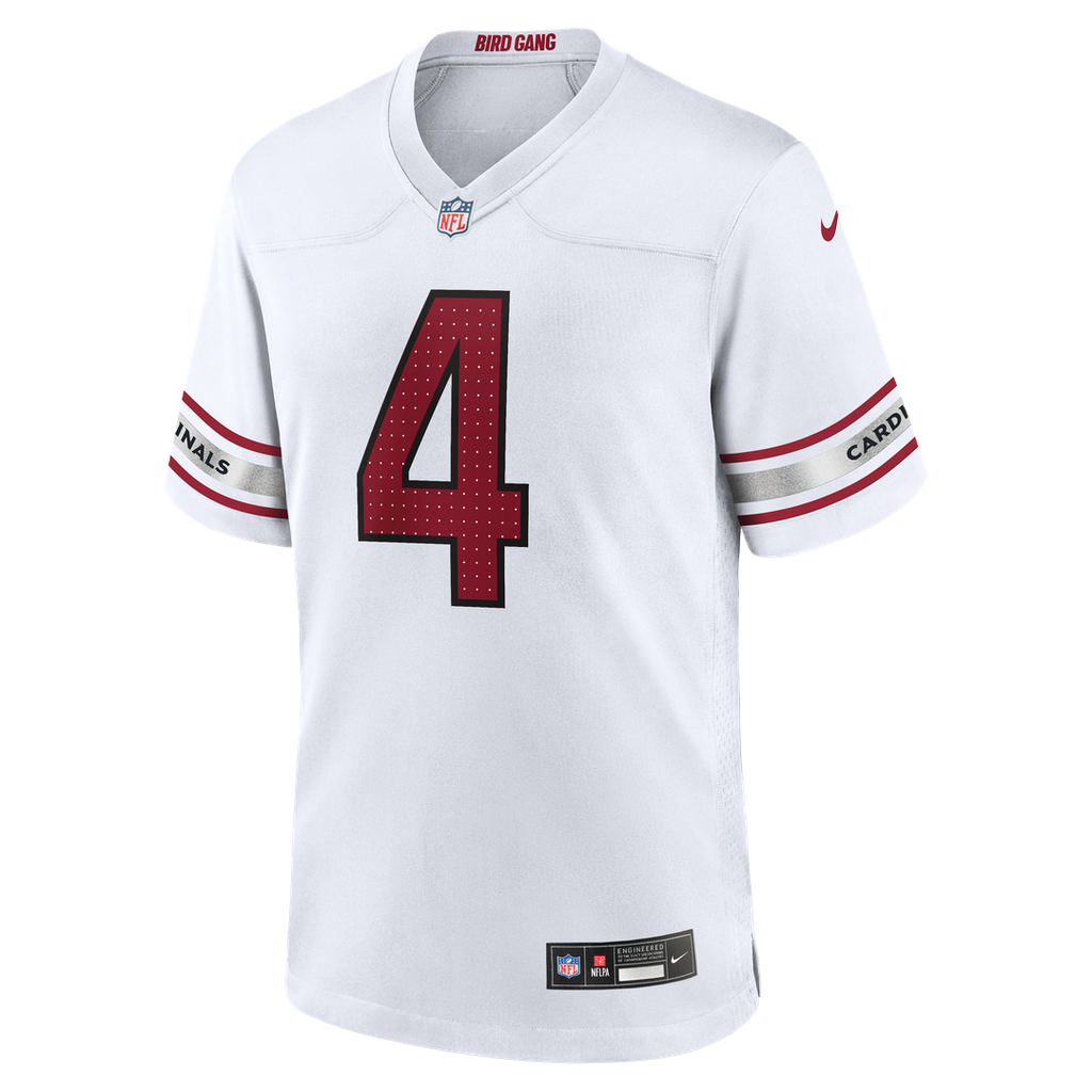 Arizona Cardinals Jeremiyah Love Nike White Game Player Jersey product image 2, provided for visual reference and product