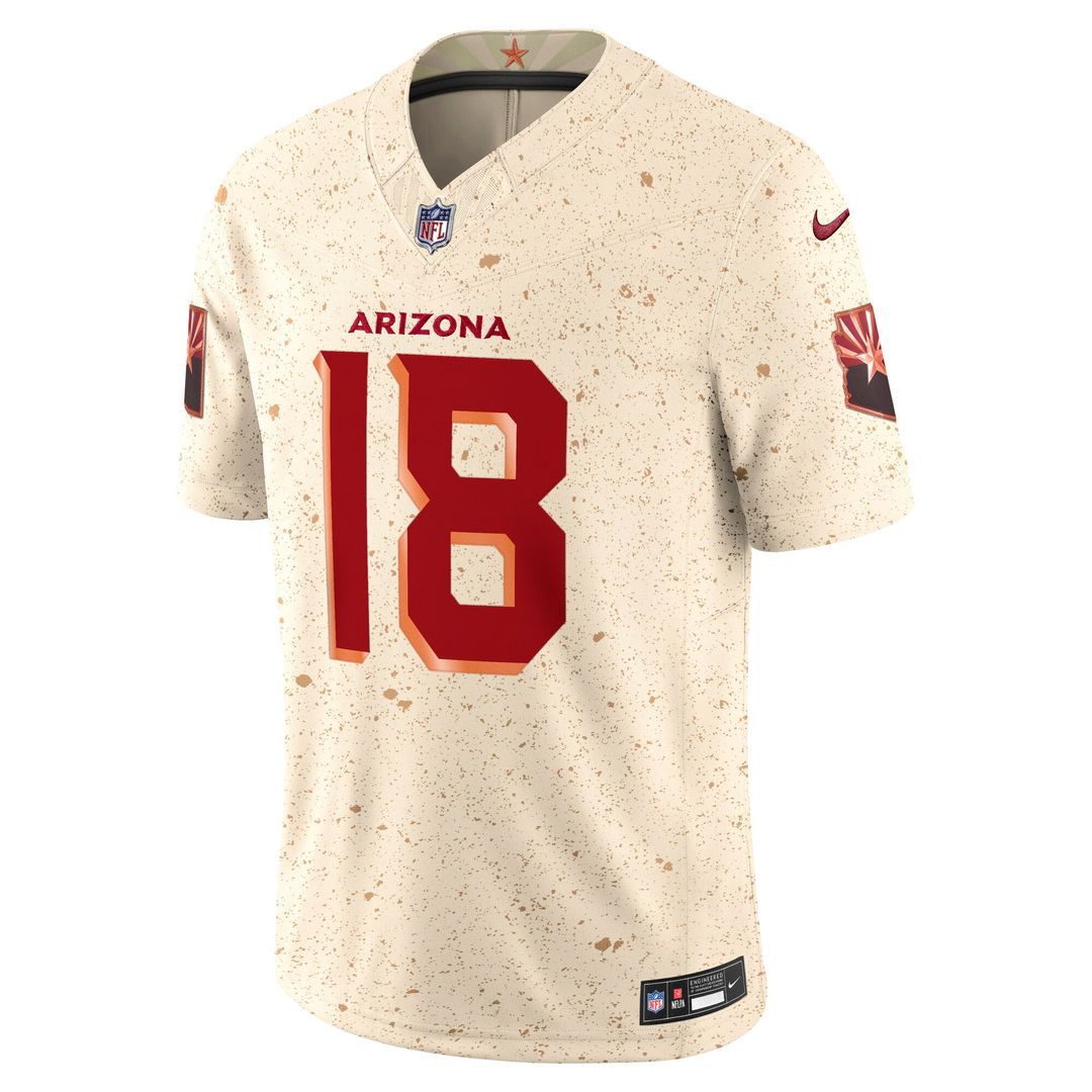 Arizona Cardinals Marvin Harrison Jr. Nike Natural Rivalries Collection Stitched Limited Jersey product image 2, provided