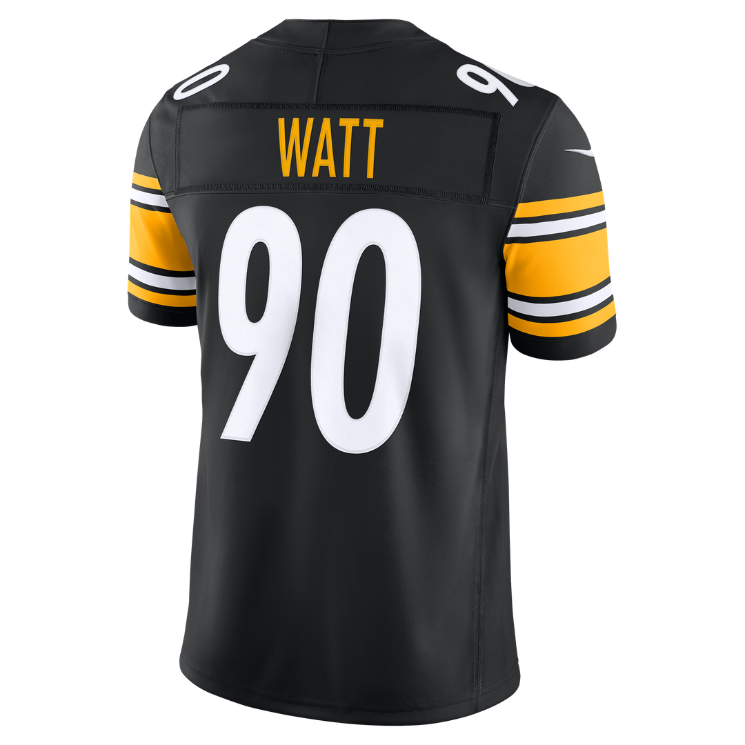 Pittsburgh Steelers T.J. Watt Nike Gold Alternate Vapor F.U.S.E. Stitched Limited Jersey product image 13, provided for