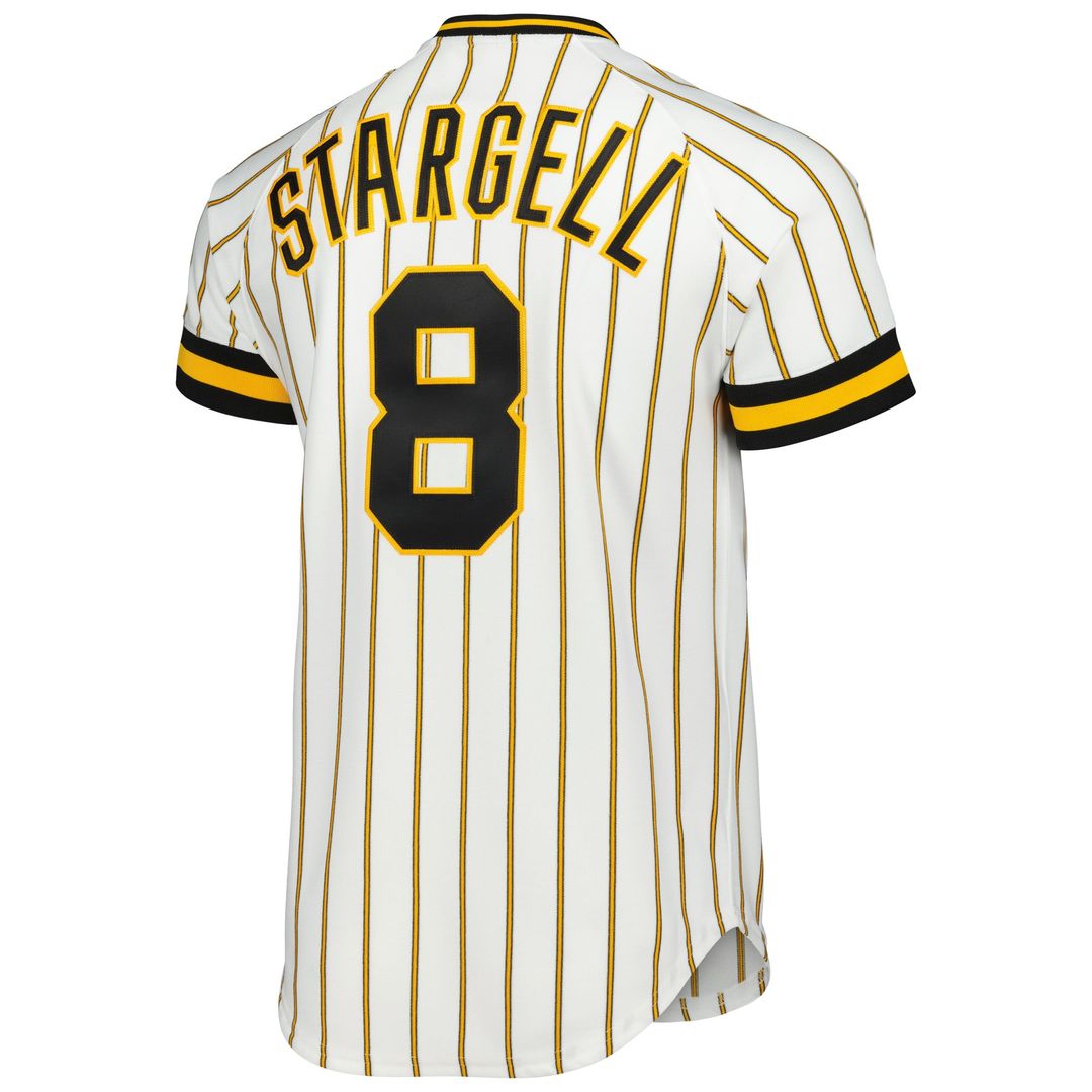 Pittsburgh Pirates Willie Stargell Mitchell & Ness White Cooperstown Collection 1979 Authentic Jersey product image 3,