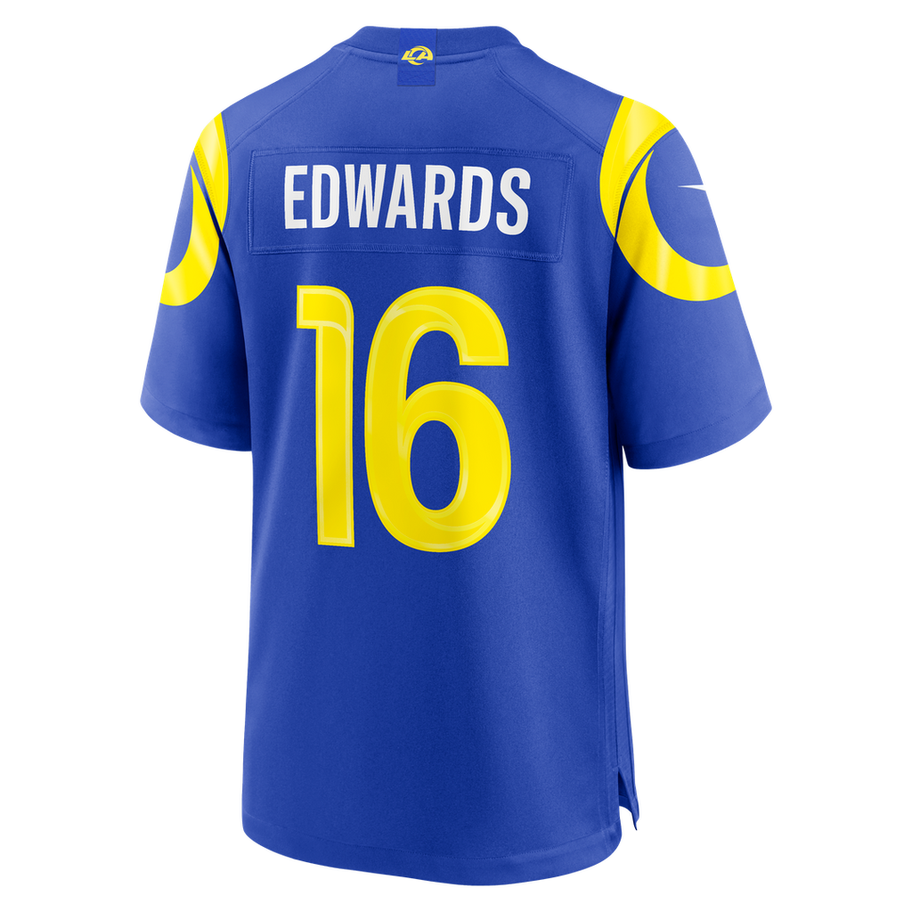 Los Angeles Rams Tru Edwards Nike Royal Team Game Jersey product image 3, provided for visual reference and product detail