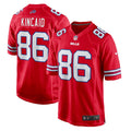 Buffalo Bills Dalton Kincaid Nike Red Alternate Game Jersey product image 1, provided for visual reference and product