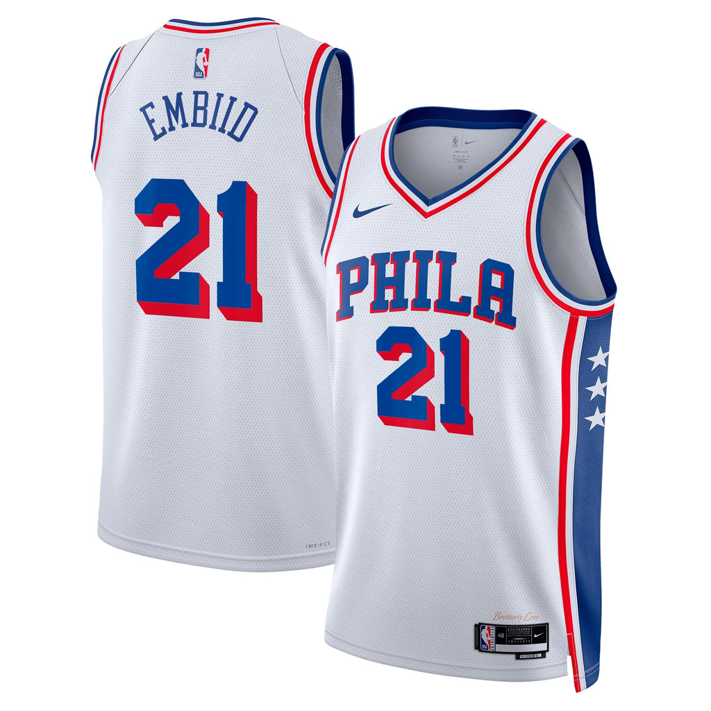 Philadelphia 76ers Nike Association Edition Swingman Jersey product image 2