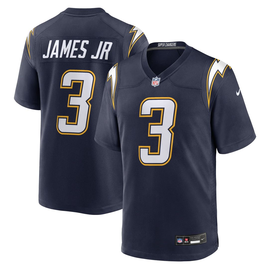 Los Angeles Chargers Derwin James Jr. Nike Navy Alternate Super Chargers Game Jersey product image 4, provided for visual