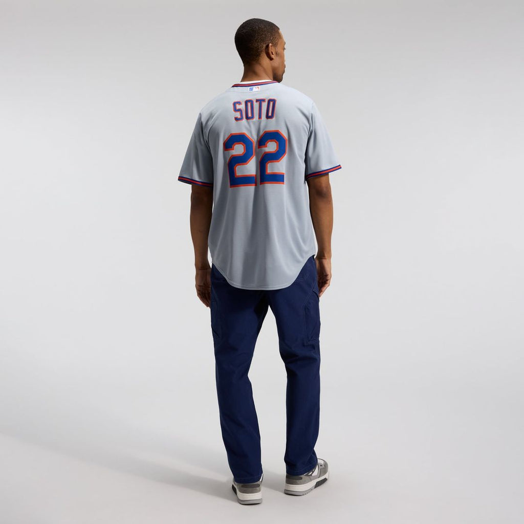 New York Mets Juan Soto Nike Gray Road Replica Jersey product image 4, provided for visual reference and product detail