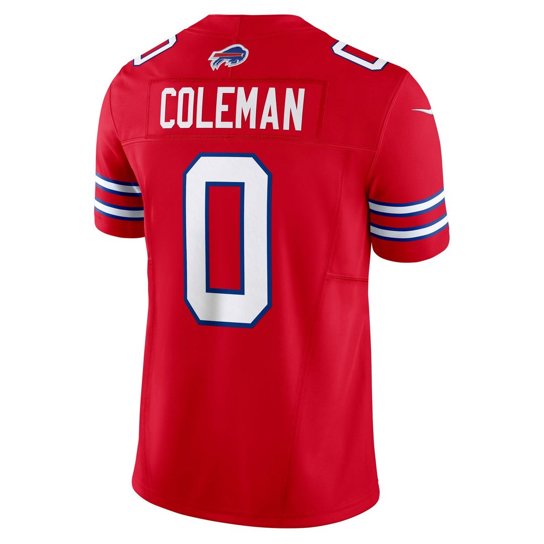 Buffalo Bills Keon Coleman Nike Red Alternate Vapor F.U.S.E. Limited Jersey product image 3, provided for visual reference