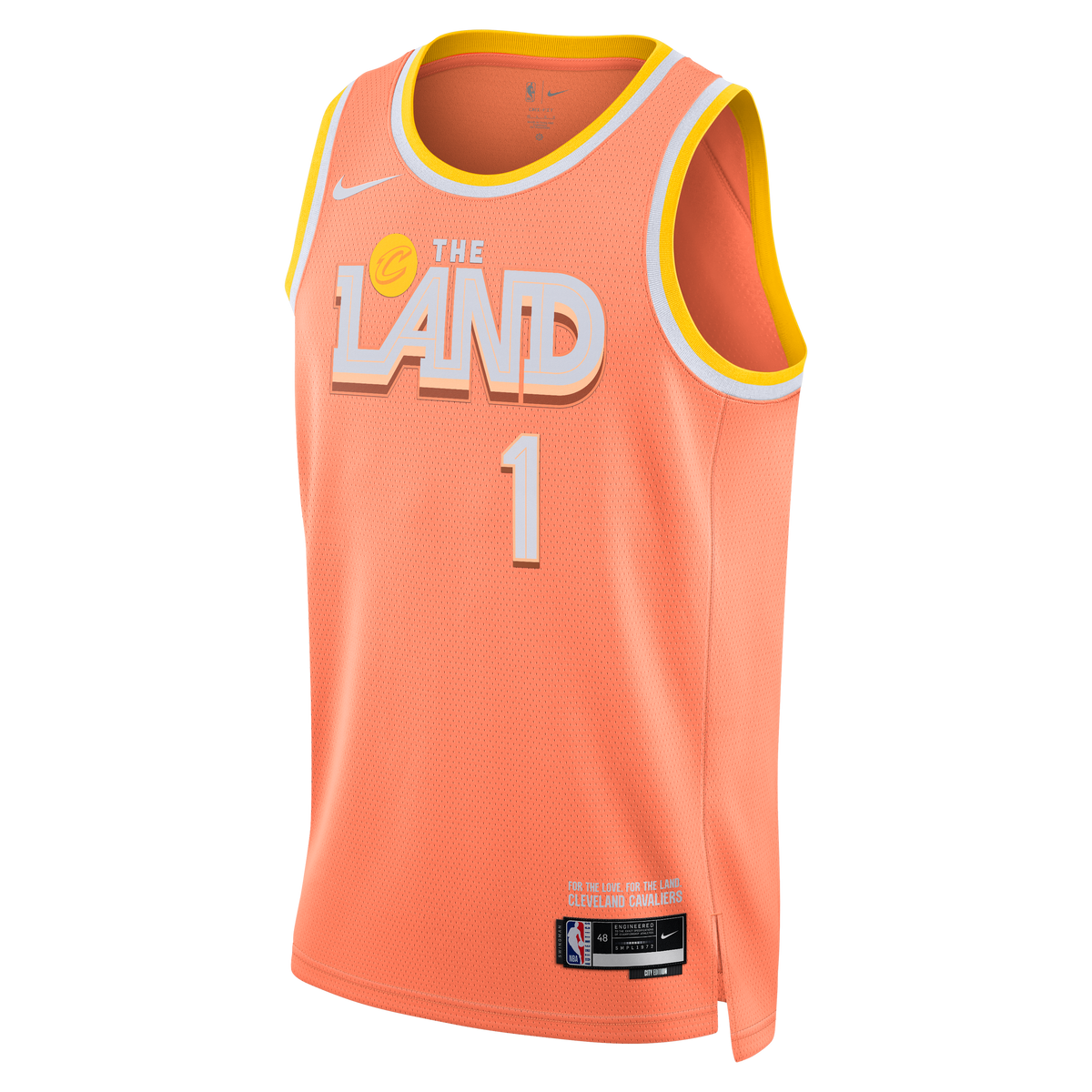 Nike Cleveland Cavaliers 2025/26 City Edition Swingman Jersey - Custom - Unisex - James Harden product image 3, provided for