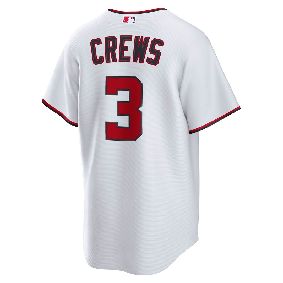 Washington Nationals Dylan Crews Nike White Home Replica Jersey product image 3, provided for visual reference and product