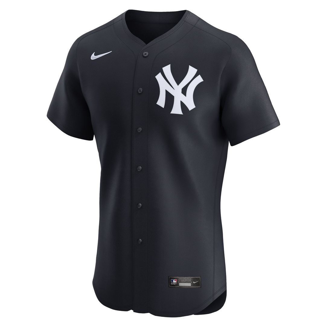 New York Yankees Aaron Judge Nike Navy Alternate 2 Elite Jersey product image 2, provided for visual reference and product