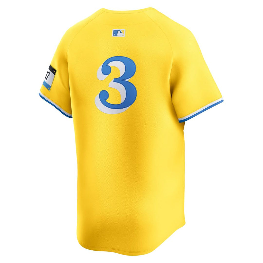 Boston Red Sox Ceddanne Rafaela Nike Gold Alternate Limited Jersey product image 3, provided for visual reference and