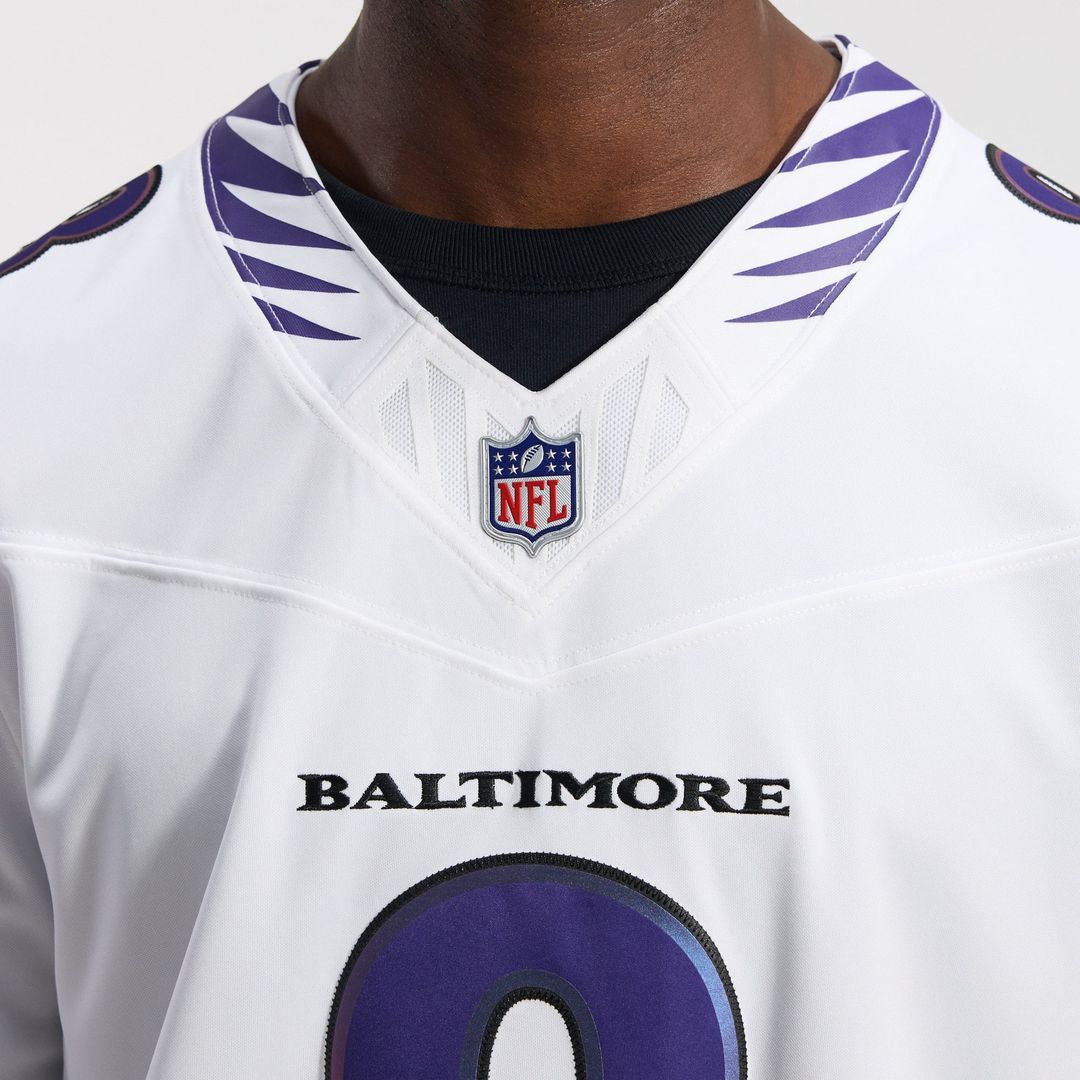 Baltimore Ravens Lamar Jackson Nike Purple Team Vapor F.U.S.E. Stitched Limited Jersey product image 32, provided for visual