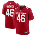 Arizona Cardinals Aaron Brewer Nike Cardinal Team Game Jersey product image 1, provided for visual reference and product