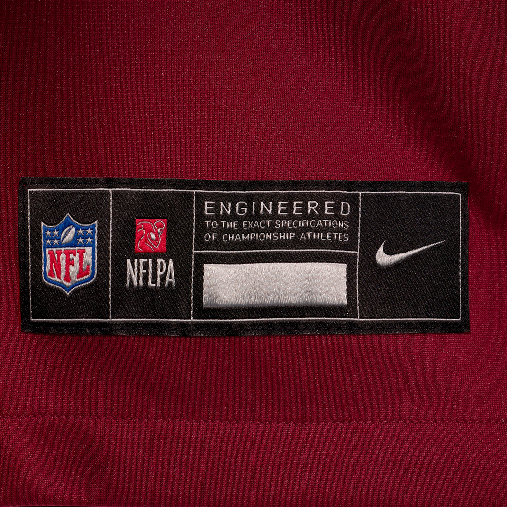 Washington Commanders Car'lin Vigers Nike Burgundy Team Game Jersey product image 6, provided for visual reference and