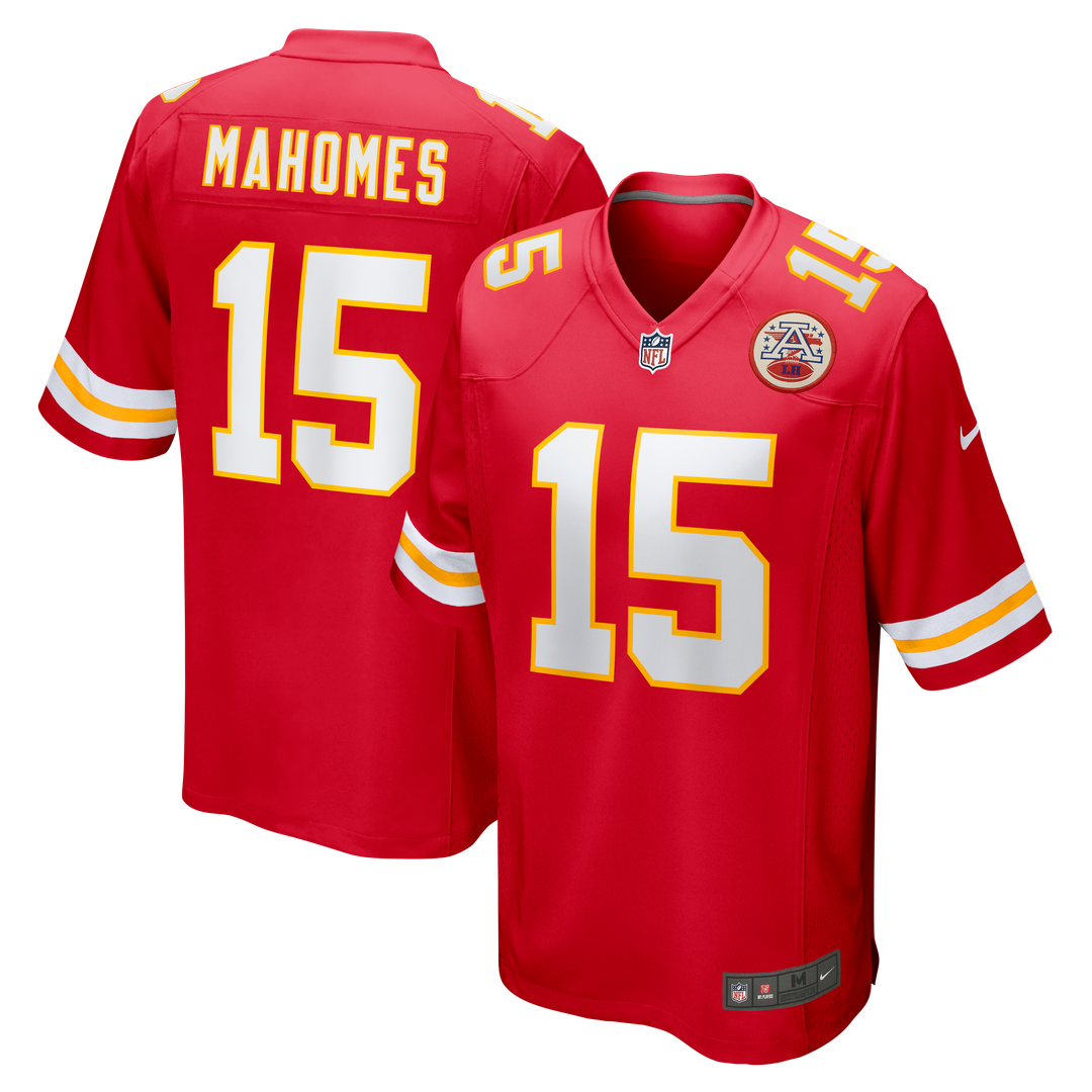 Kansas City Chiefs Patrick Mahomes Nike Red Game Jersey product image 15, provided for visual reference and product detail