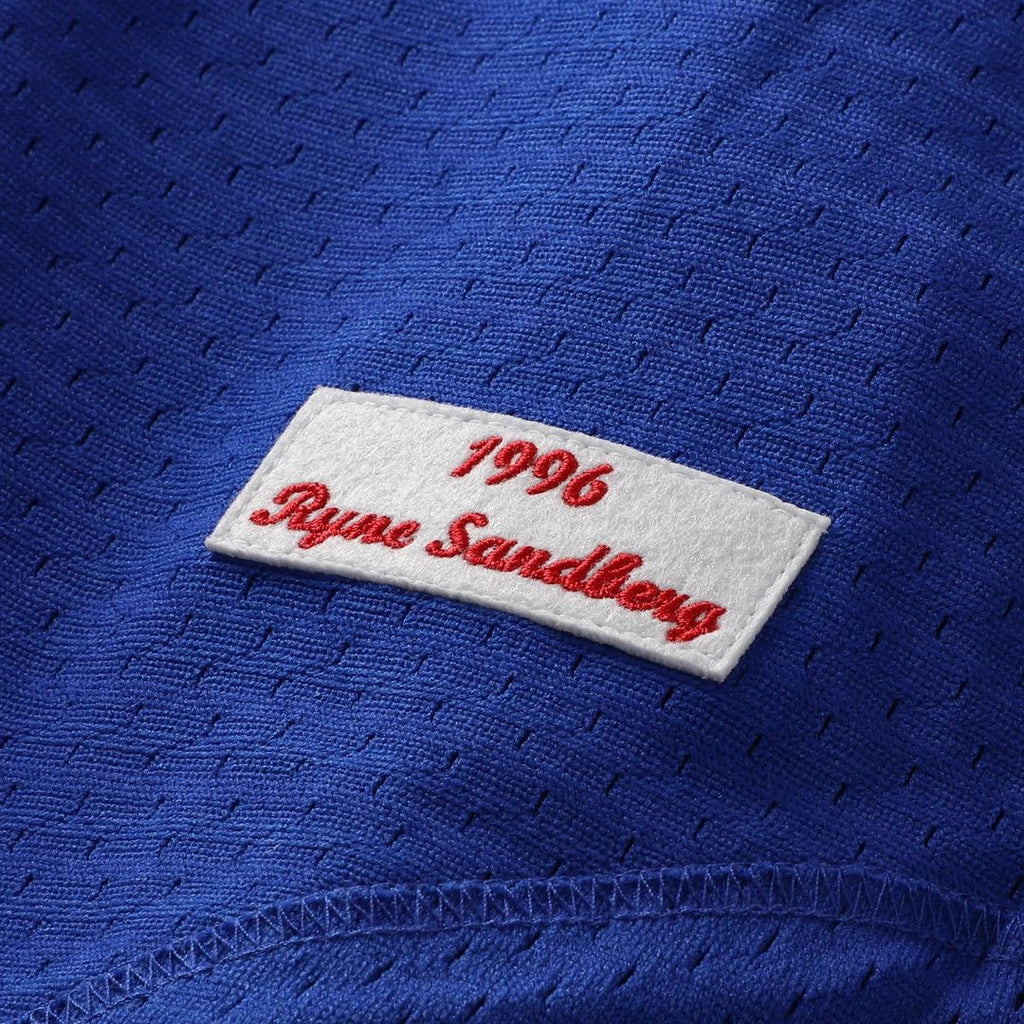 Chicago Cubs Ryne Sandberg Mitchell & Ness Royal Cooperstown Collection 1996 Mesh Batting Practice Button-Up Jersey product