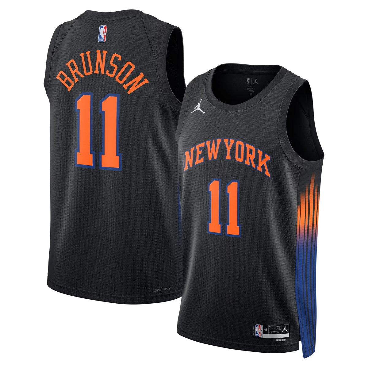 New York Knicks Jordan Statement Swingman Jersey - Brunson - Unisex product image 1, provided for visual reference and
