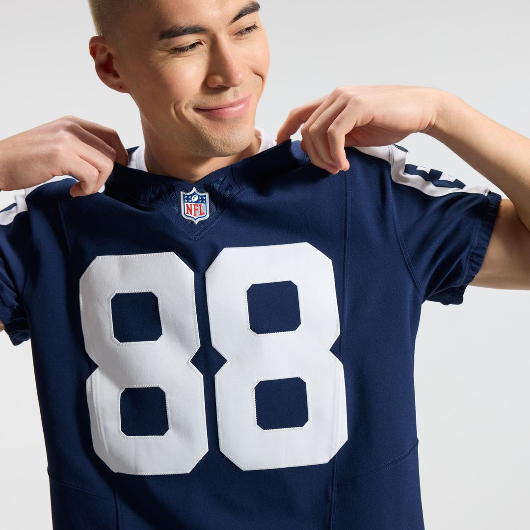 Dallas Cowboys CeeDee Lamb Nike Navy Alternate Vapor F.U.S.E. Elite Jersey product image 8, provided for visual reference