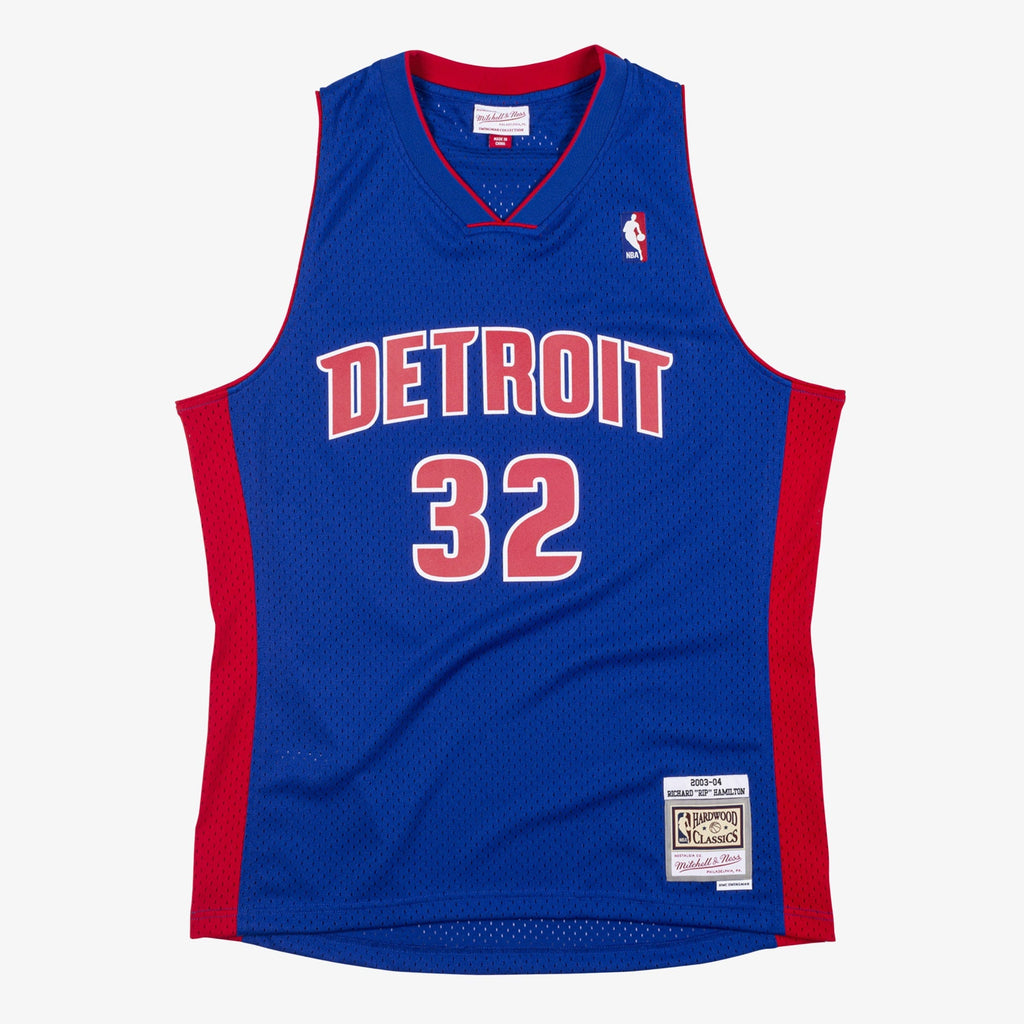 Detroit Pistons Mitchell & Ness Richard Hamilton 2003 Swingman Authentic Jersey - Royal Blue product image 3, provided for