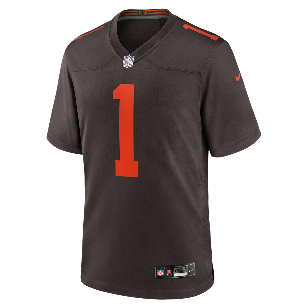 Cleveland Browns KC Concepcion Jr. Nike White Game Jersey product image 8, provided for visual reference and product detail