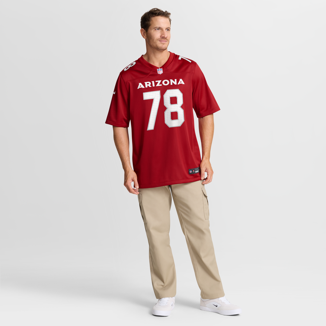 Arizona Cardinals Josh Fryar Nike Cardinal Team Game Jersey product image 7, provided for visual reference and product