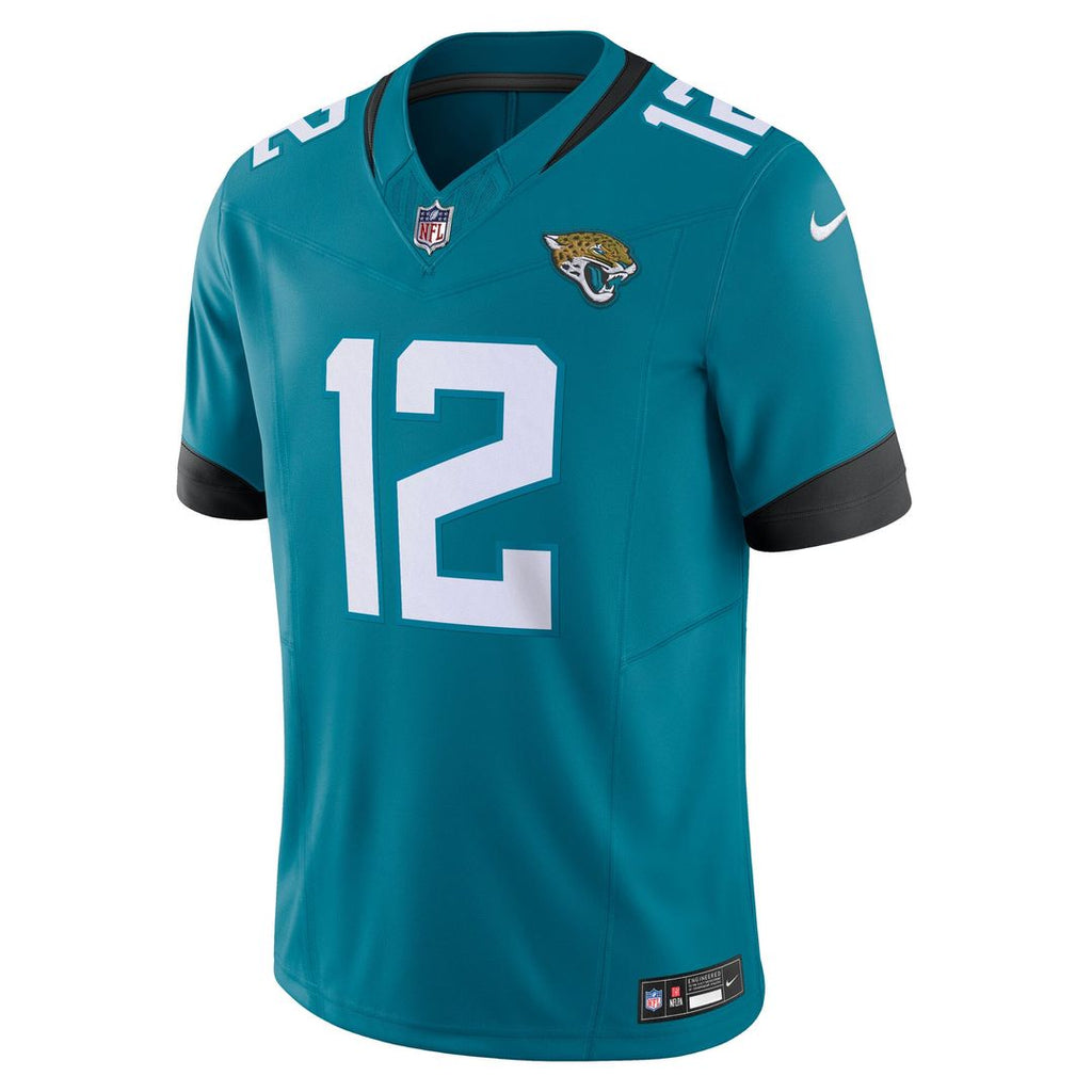 Jacksonville Jaguars Travis Hunter Nike Teal Team Limited Jersey product image 2, provided for visual reference and product