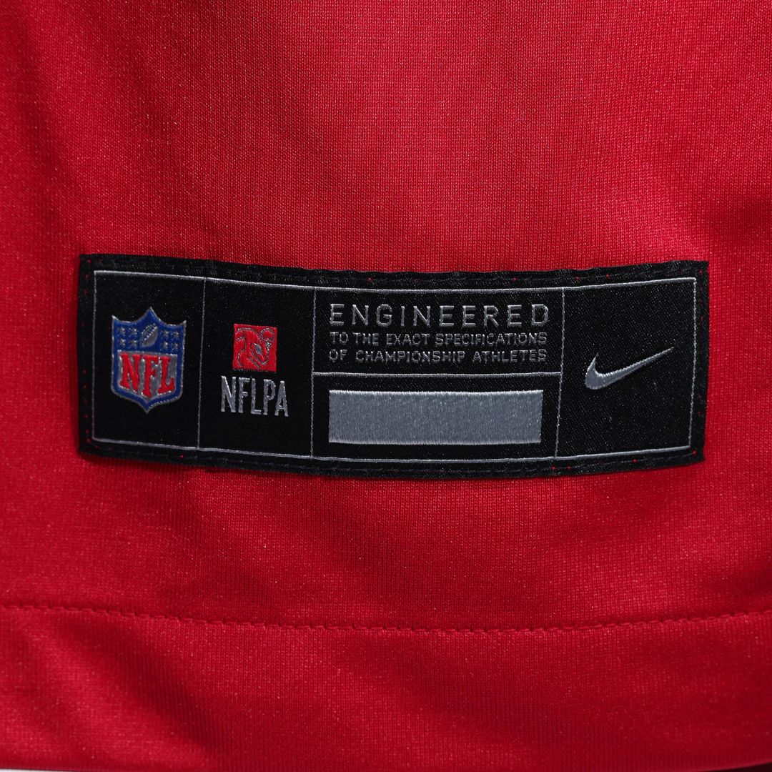 San Francisco 49ers Osa Odighizuwa Nike Scarlet Team Game Jersey product image 8, provided for visual reference and product