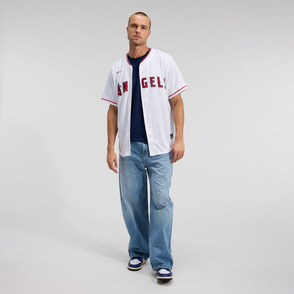 Los Angeles Angels Nike White Home Replica Team Jersey product image 14, provided for visual reference and product detail