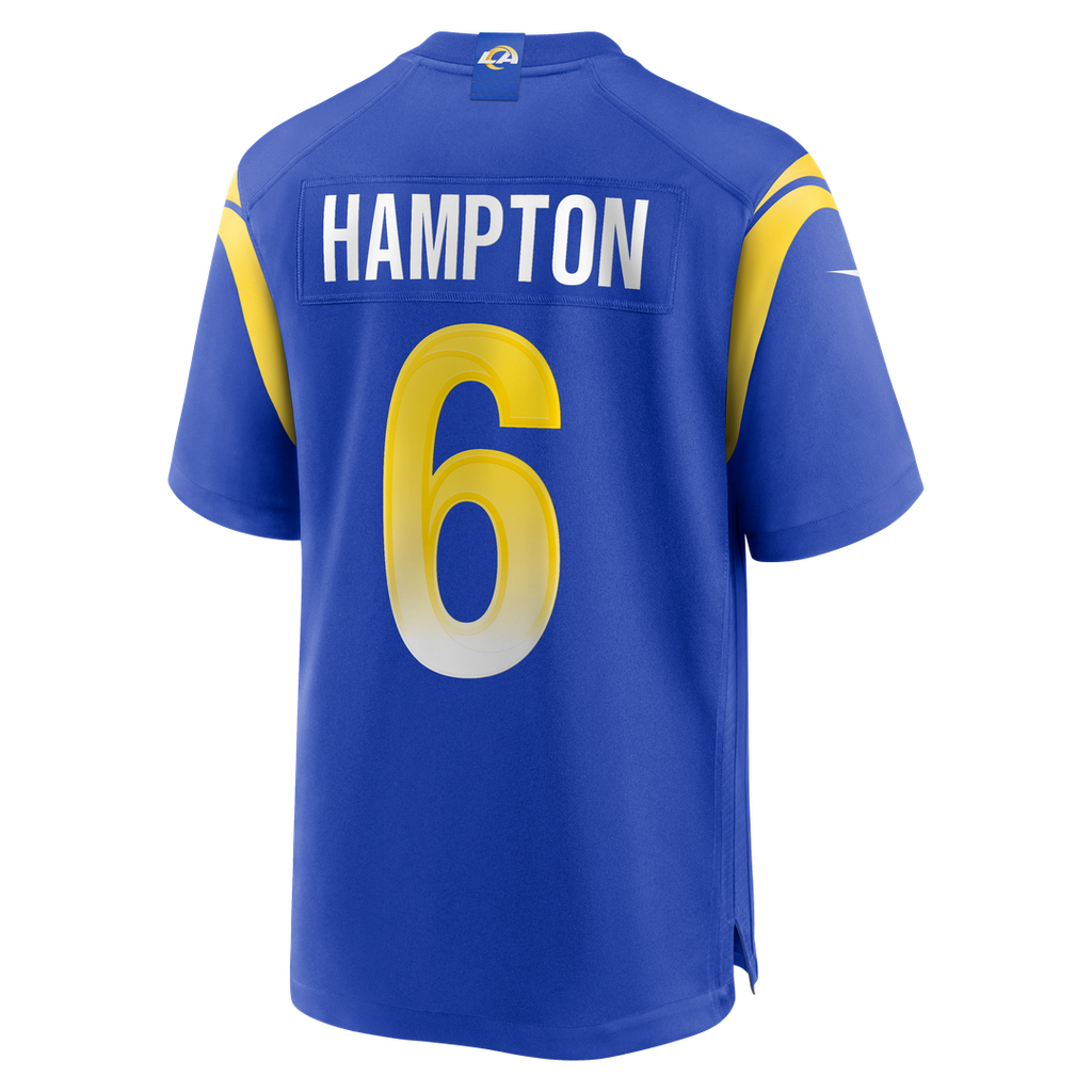Los Angeles Rams Nick Hampton Nike Royal Team Game Jersey product image 3, provided for visual reference and product detail