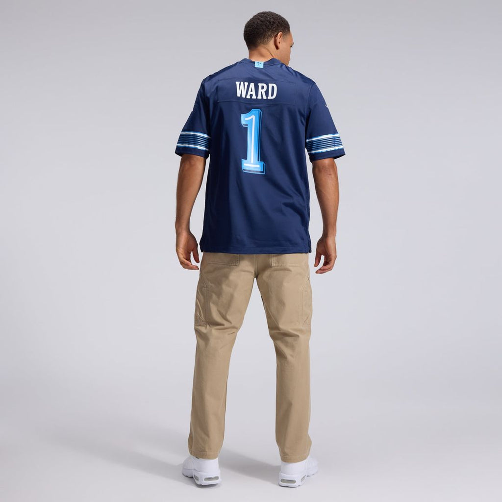 Tennessee Titans Cameron Ward Nike Navy 2026 Rivalries Collection Game Jersey product image 5, provided for visual reference