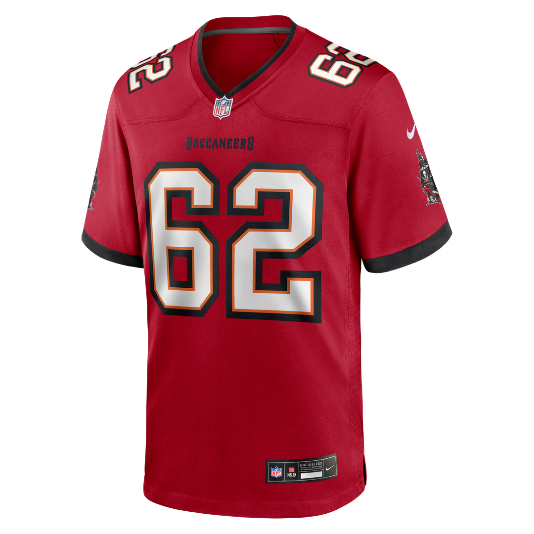 Graham Barton Pick No. 26 Nike Red Player Game Jersey product image 2, provided for visual reference and product detail