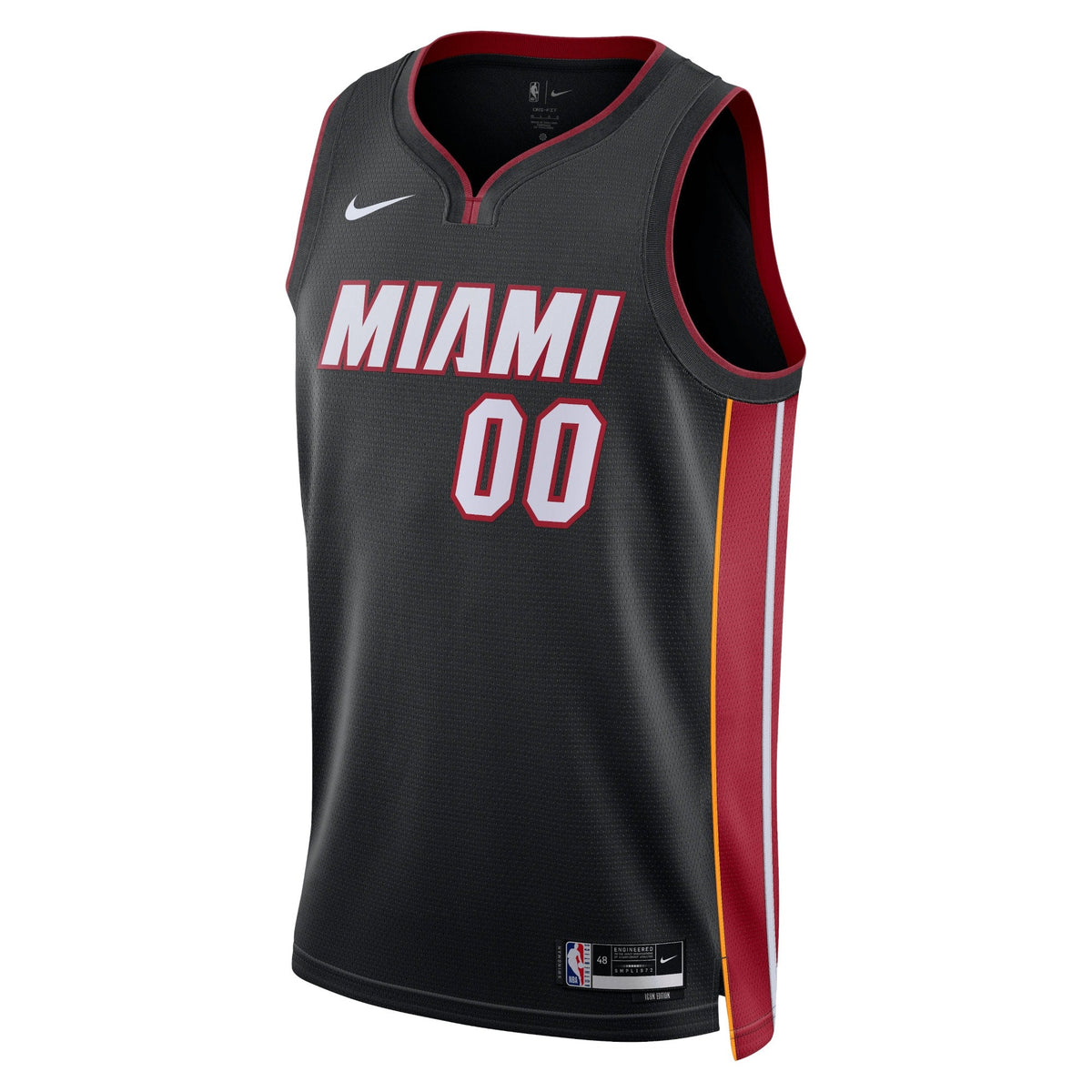 Miami Heat Nike Icon Swingman Jersey - Custom - Unisex product image 2, provided for visual reference and product detail
