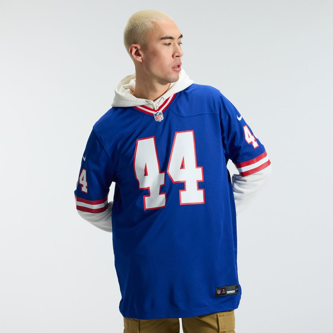 New York Giants Cam Skattebo Nike Royal Alternate 2 Legacy Game Jersey product image 2, provided for visual reference and