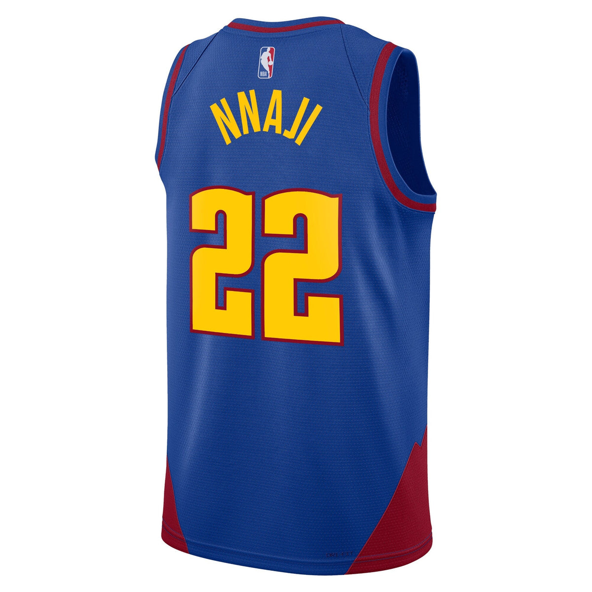 Denver Nuggets Jordan Statement Edition Swingman Jersey - Blue - Zeke Nnaji - Unisex product image 3, provided for visual
