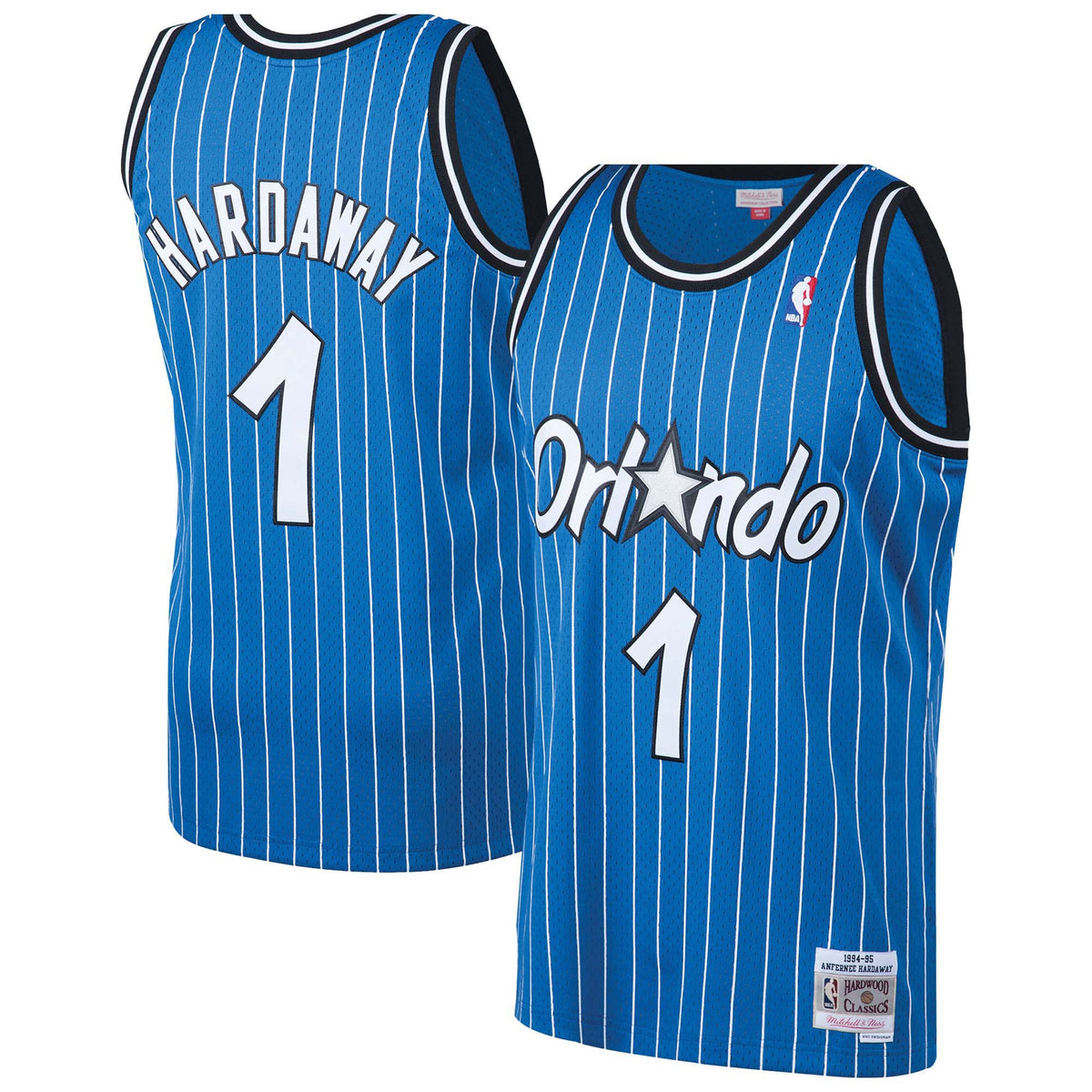 Orlando Magic Hardwood Classics Road Jersey By Mitchell & Ness - Anfernee Hardaway product image 2, provided for visual