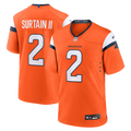 Denver Broncos Patrick Surtain II Nike Orange Team Game Jersey product image 1, provided for visual reference and product