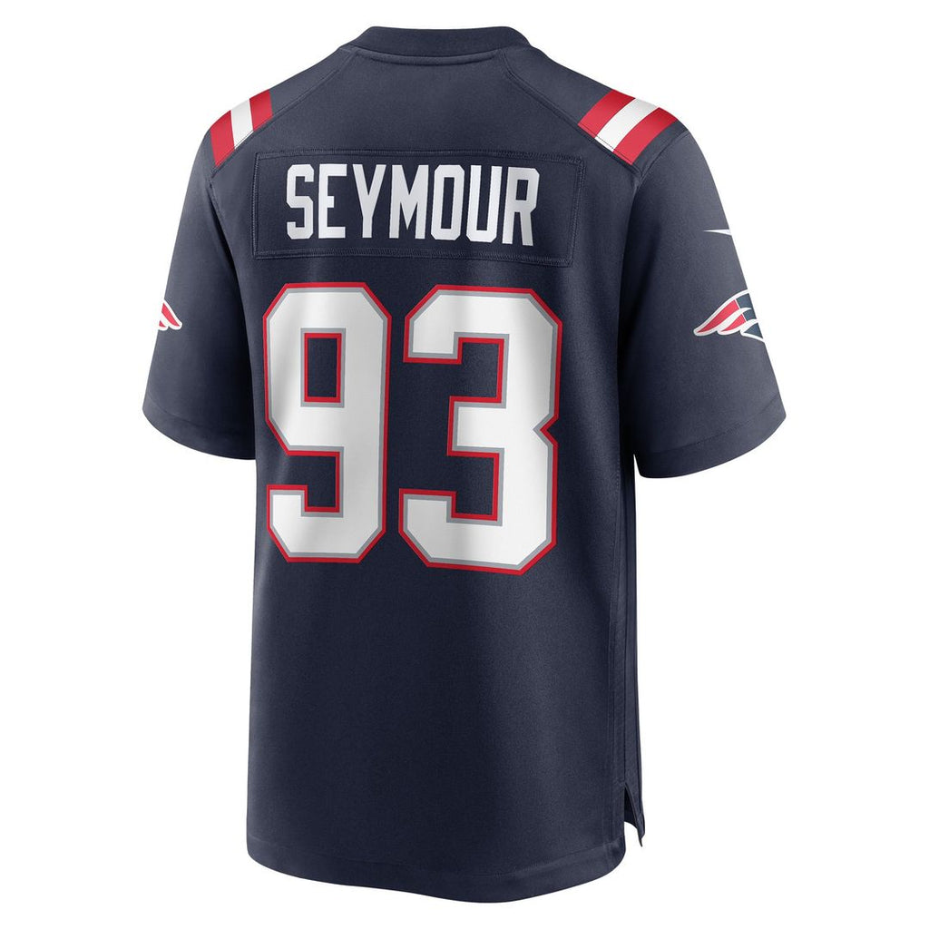 New England Patriots Richard Seymour Nike Navy Retired Player Game Jersey product image 3, provided for visual reference and