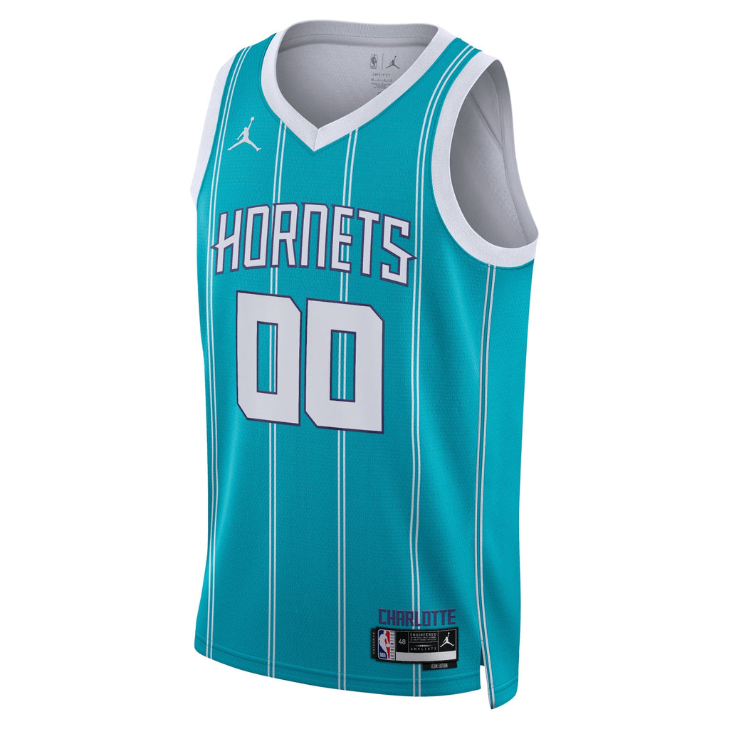 Charlotte Hornets Jordan Icon Edition Swingman Jersey - Custom - Unisex product image 2, provided for visual reference and