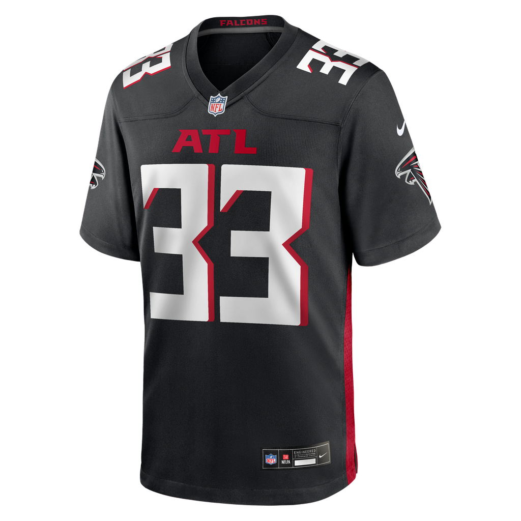 Atlanta Falcons Michael Turner Nike Black Game Retired Player Jersey product image 2, provided for visual reference and