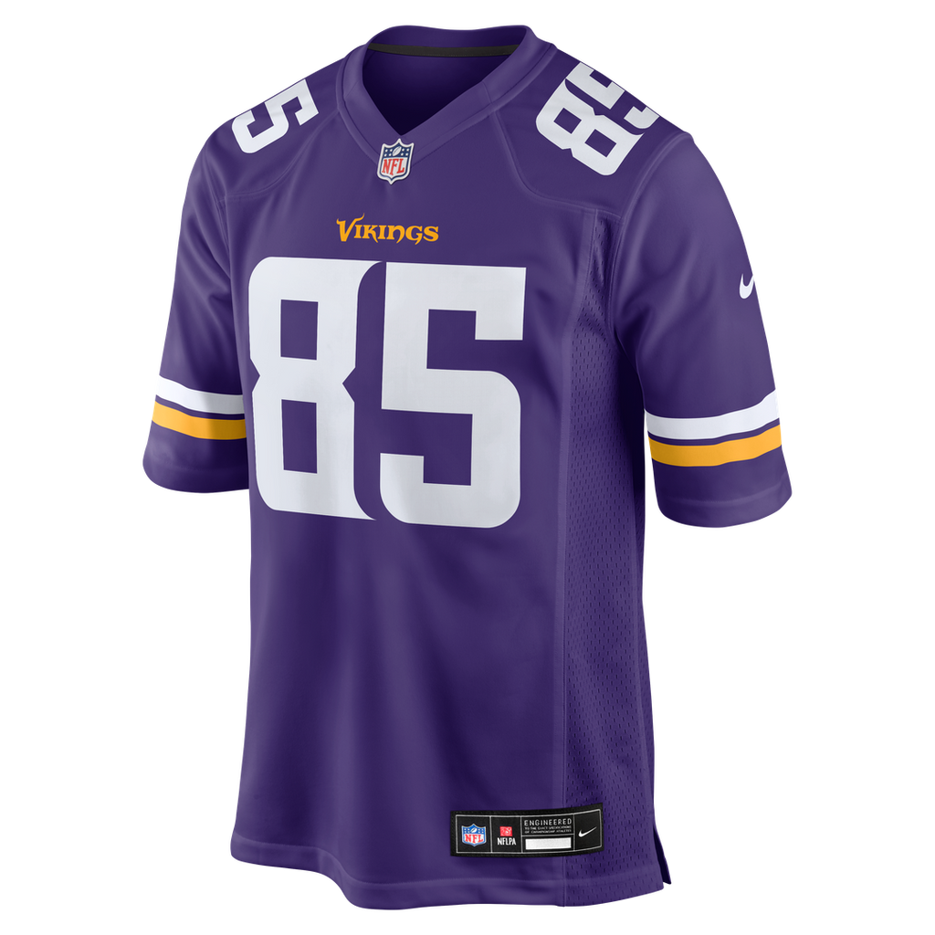 Minnesota Vikings Ben Yurosek Nike Purple Team Game Jersey product image 2, provided for visual reference and product detail