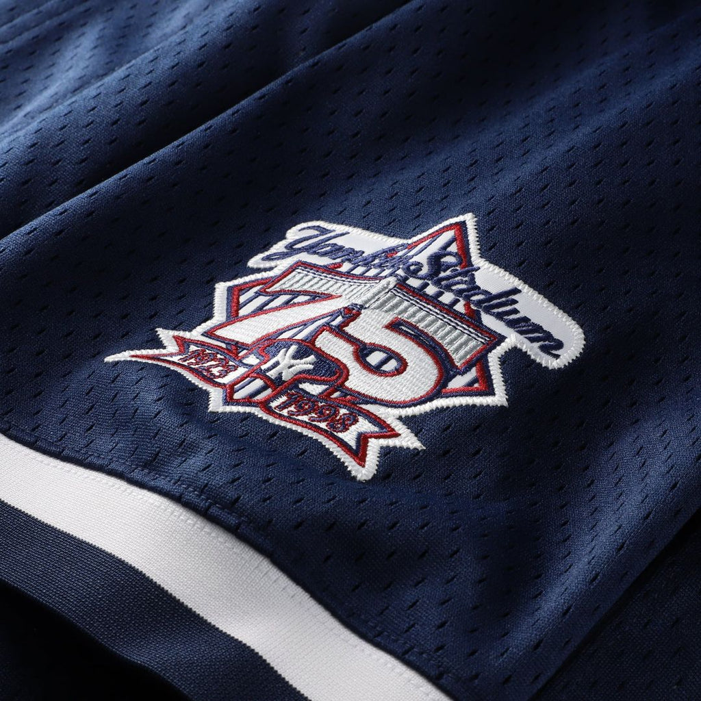 New York Yankees Derek Jeter Mitchell & Ness Navy Cooperstown Collection Mesh Batting Practice Button-Up Jersey product