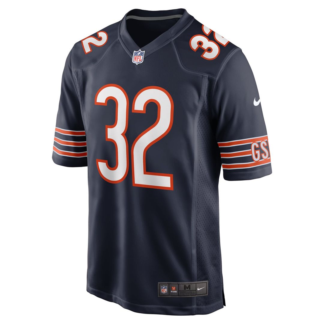 Chicago Bears Terell Smith Nike Navy Game Jersey product image 2, provided for visual reference and product detail review