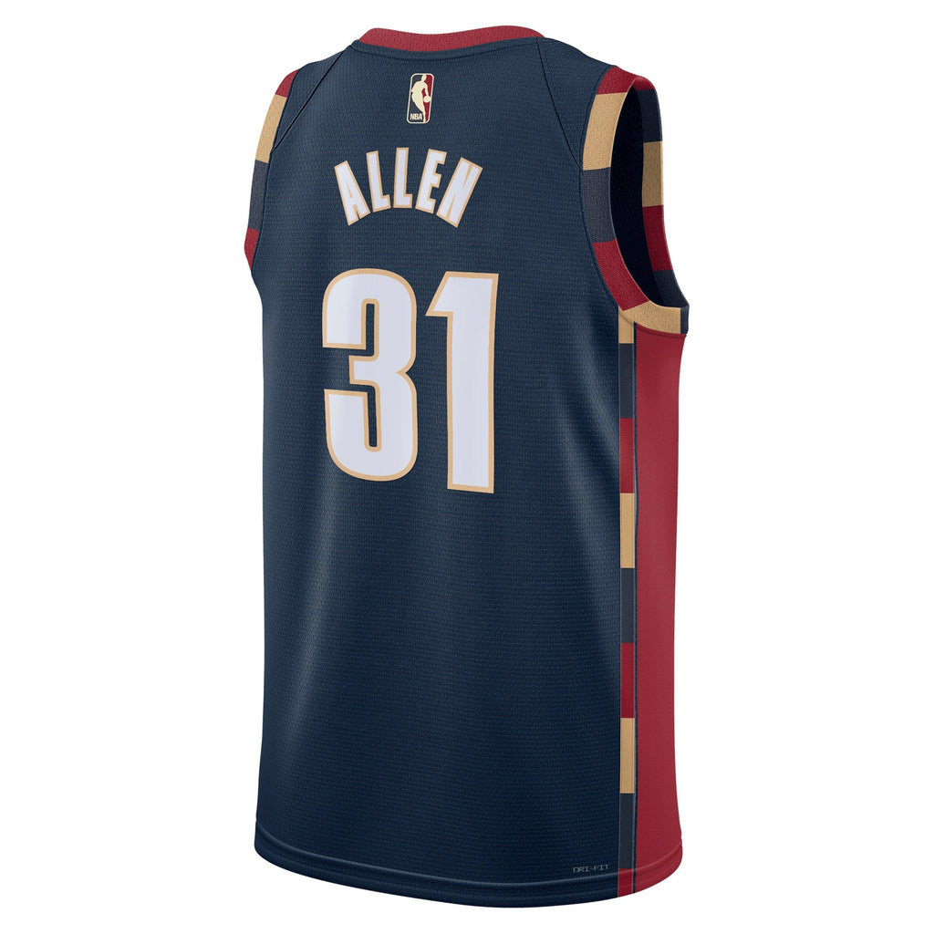 Cleveland Cavaliers Nike Classic Edition Jersey - Navy - Jarrett Allen - Unisex product image 4, provided for visual