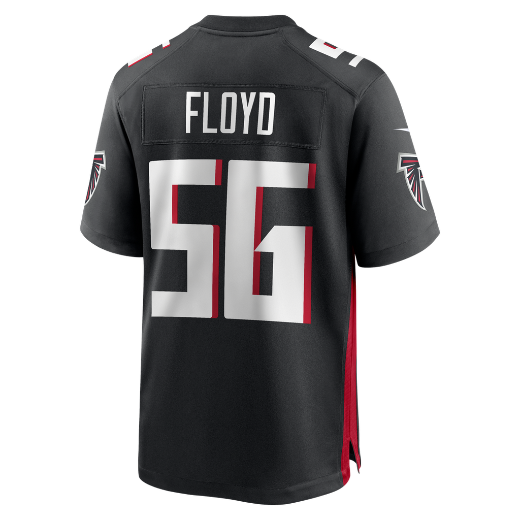 Atlanta Falcons Leonard Floyd Nike Black Team Game Jersey product image 3, provided for visual reference and product detail