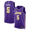 Los Angeles Lakers Jordan Brand Statement Edition Jersey - Purple - Quentin Grimes - Unisex product image 1, provided for