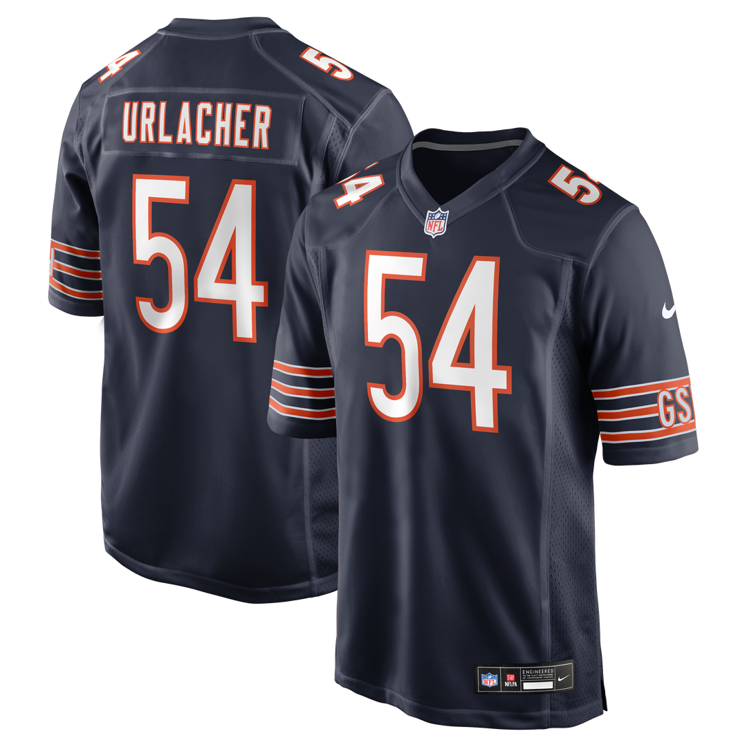 Chicago Bears Brian Urlacher Nike White Retired Player Game Jersey product image 7, provided for visual reference and