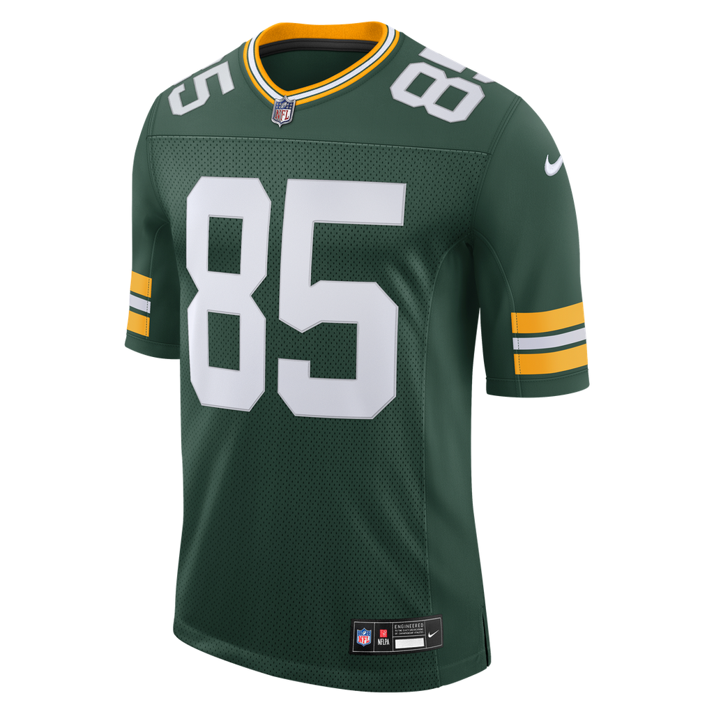 Green Bay Packers Tucker Kraft Nike Green Vapor Untouchable Stitched Limited Jersey product image 2, provided for visual