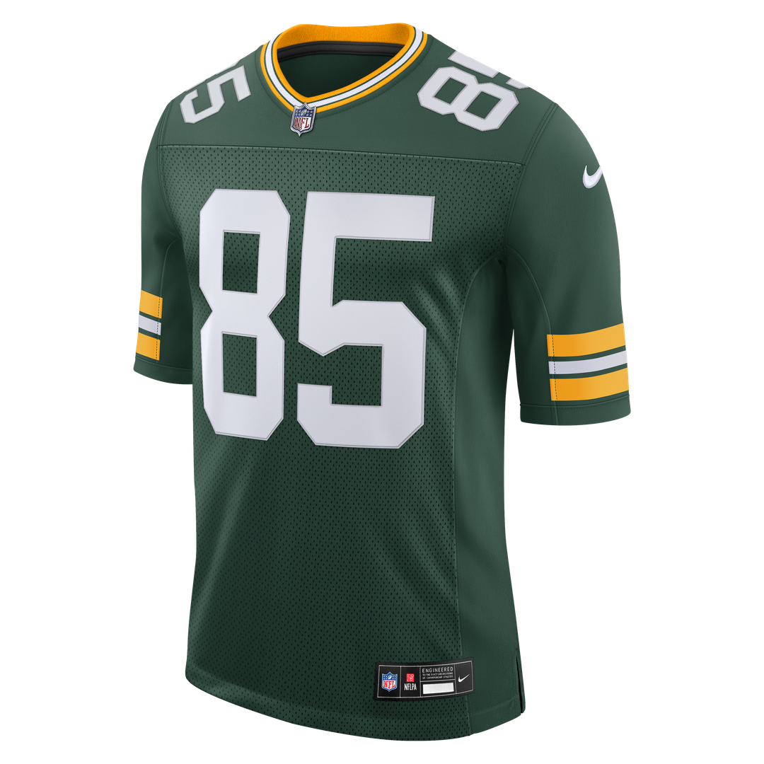 Green Bay Packers Tucker Kraft Nike Green Vapor Untouchable Stitched Limited Jersey product image 2, provided for visual