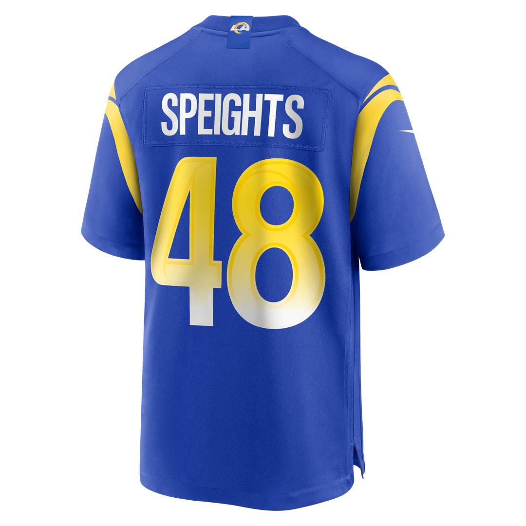 Los Angeles Rams Omar Speights Nike Royal Game Jersey product image 3, provided for visual reference and product detail