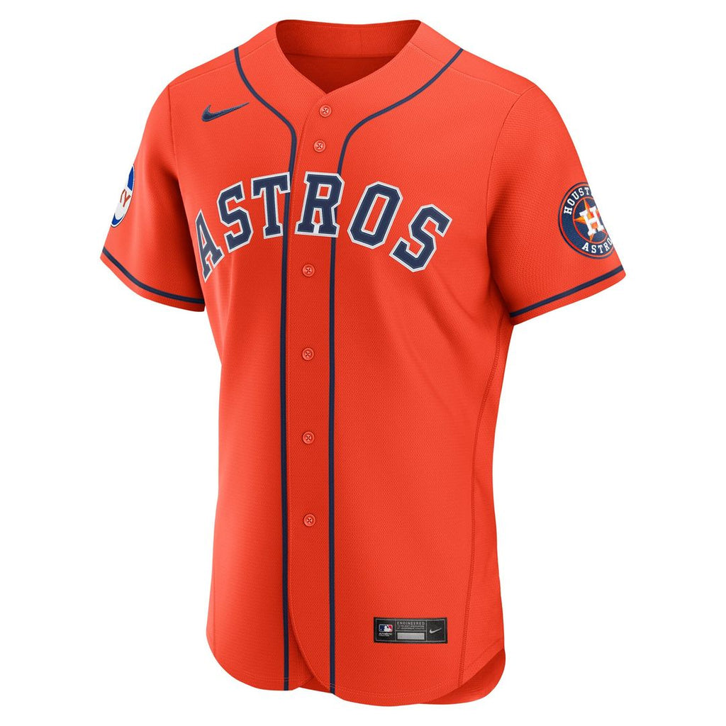 Houston Astros Nike Navy Alternate Sponsor Patch Authentic Jersey product image 8, provided for visual reference and product