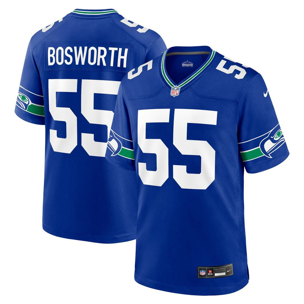 Seattle Seahawks Brian Bosworth Nike Royal Retired Player Alternate Game Jersey product image 1, provided for visual